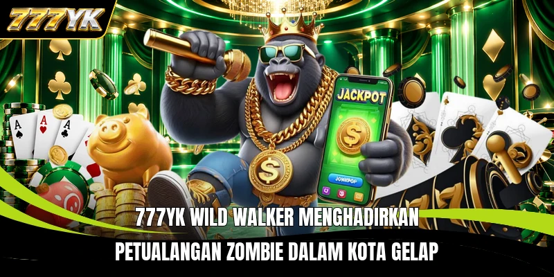 777YK Wild Walker menghadirkan petualangan zombie dalam kota gelap