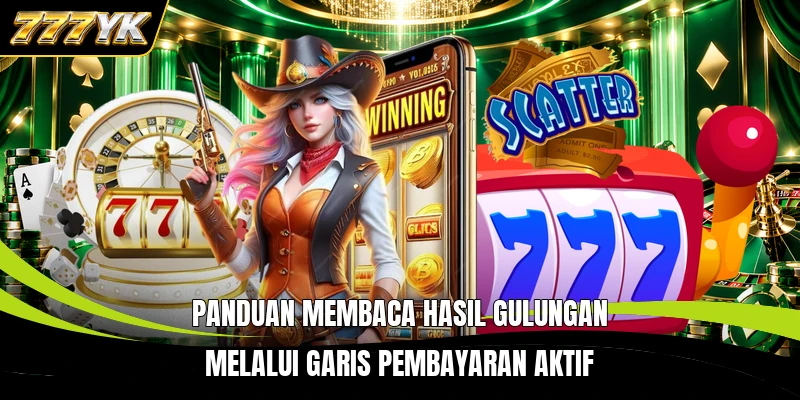 Panduan membaca hasil gulungan melalui garis pembayaran aktif