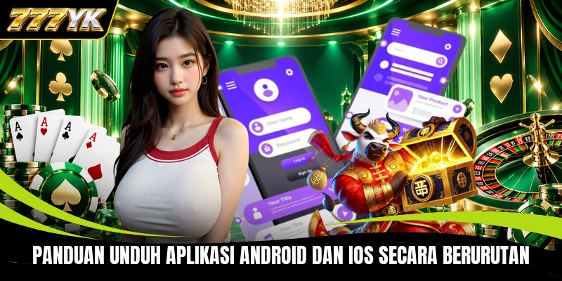Panduan unduh aplikasi Android dan iOS secara berurutan