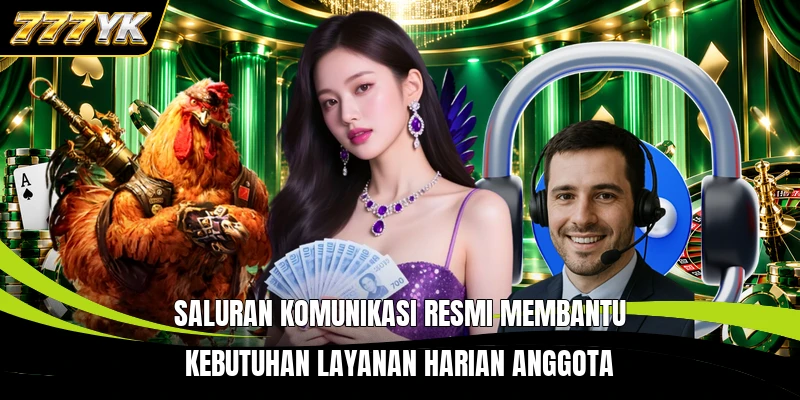 Saluran komunikasi resmi membantu kebutuhan layanan harian anggota