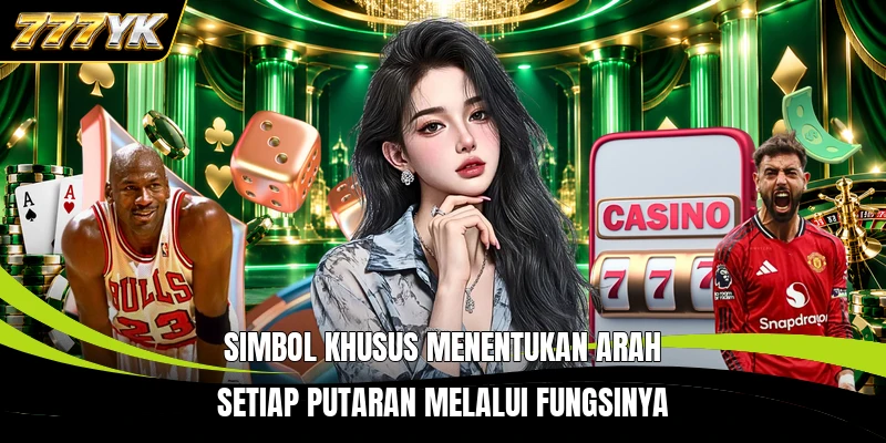Simbol khusus menentukan arah setiap putaran melalui fungsinya